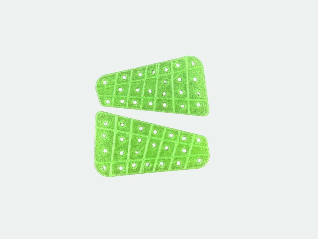 3D-gedruckte Patches zur Stabilisierung von Hornspalten